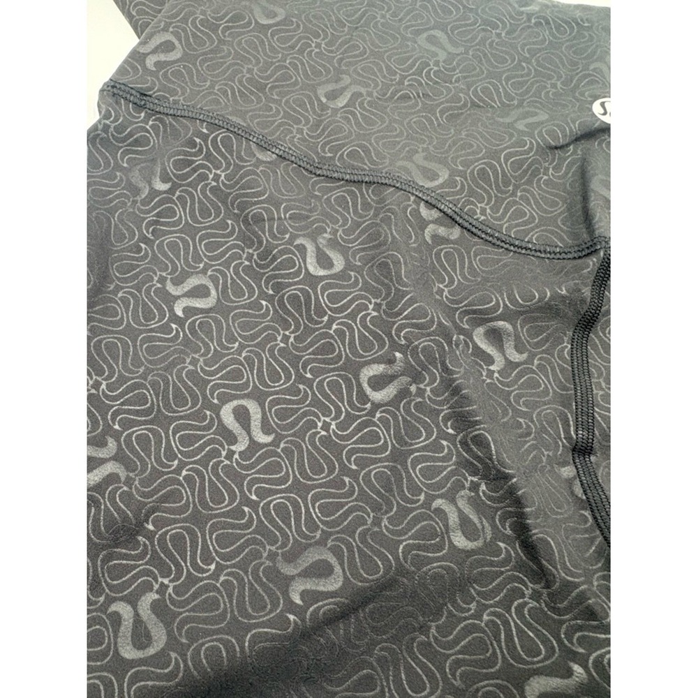 Lululemon Align HR Pant 25" Pockets Yoga Emboss Black Size 14 - Picture 11 of 14